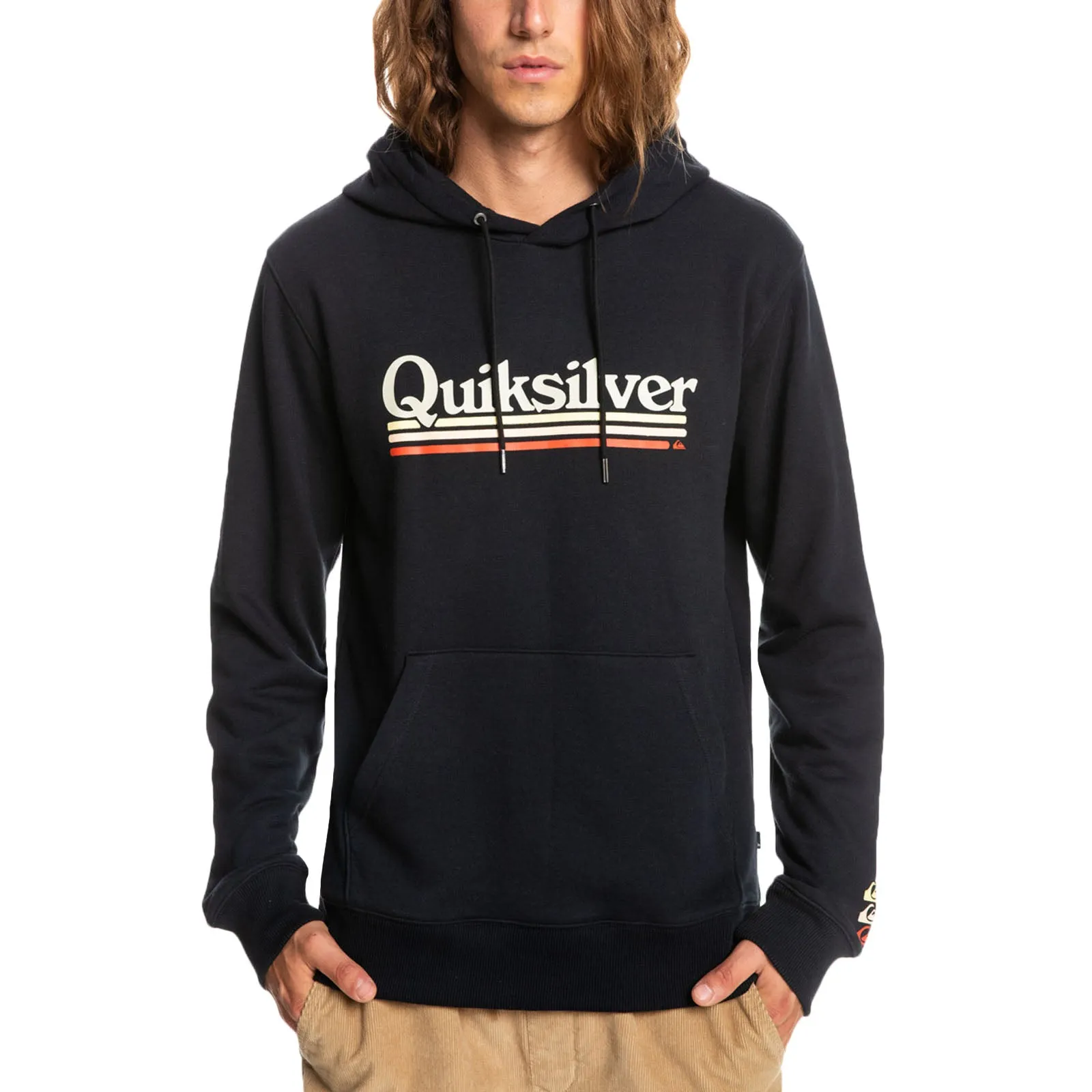 Quiksilver Mens On The Line Hoodie