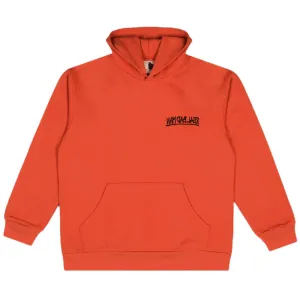 REAL BAD MAN BASSLINE HOODED SWEAT // DUSTY RED