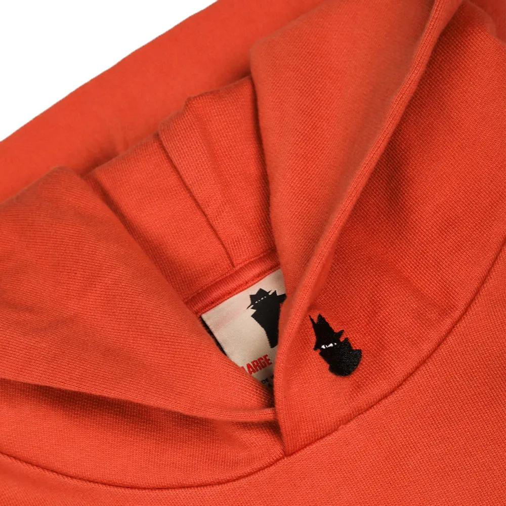 REAL BAD MAN BASSLINE HOODED SWEAT // DUSTY RED