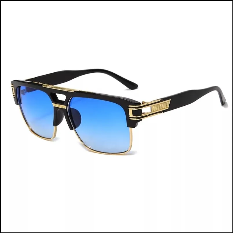 Retro Vintage 80s 90s Classic Pimp Rapper Gangsta Men's Victor Sunglasses