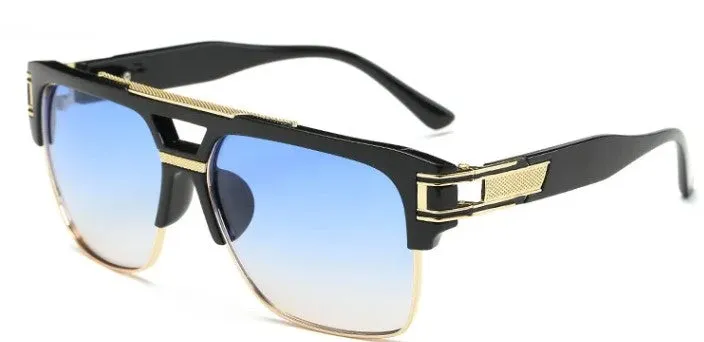 Retro Vintage 80s 90s Classic Pimp Rapper Gangsta Men's Victor Sunglasses