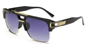 Retro Vintage 80s 90s Classic Pimp Rapper Gangsta Men's Victor Sunglasses