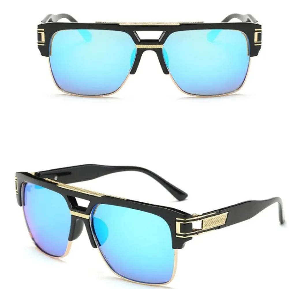 Retro Vintage 80s 90s Classic Pimp Rapper Gangsta Men's Victor Sunglasses