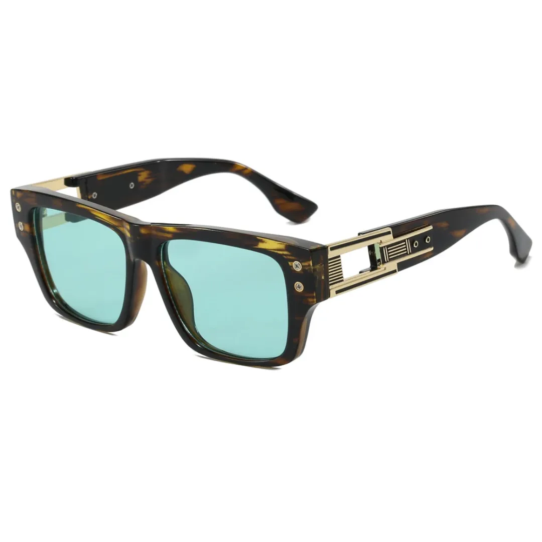 Rio Gradiant  Unisex Retro Square Frame Sunglasses