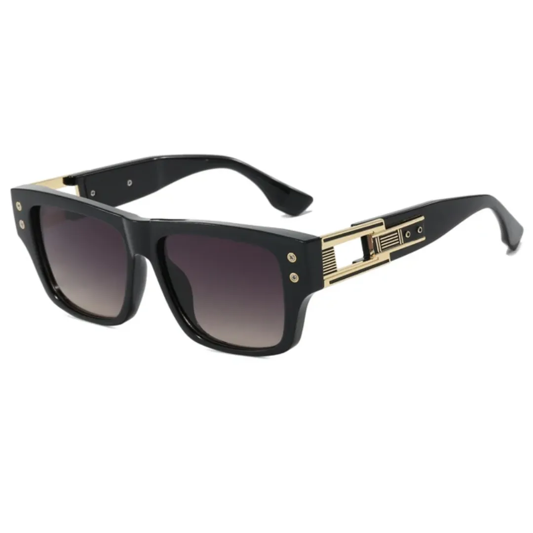 Rio Gradiant  Unisex Retro Square Frame Sunglasses