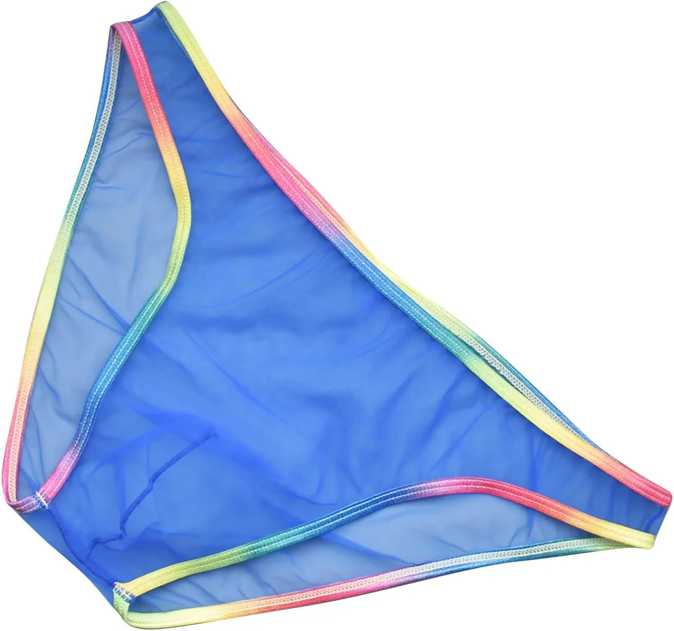 Sexy Men's Brief Mesh See Through Low Rise Underwear U Shaped Pouch Fun Underwear Comfort Breathable Lingeries Panties
