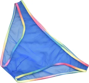 Sexy Men's Brief Mesh See Through Low Rise Underwear U Shaped Pouch Fun Underwear Comfort Breathable Lingeries Panties