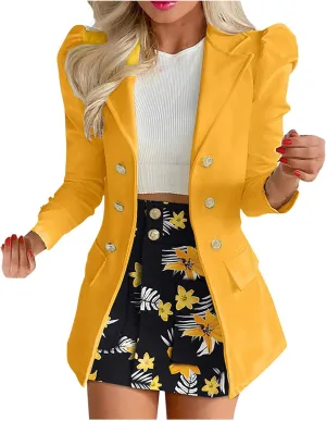 Short Skirt Suits Long Sleeve Boho Dress for Women 2024 Fall Dress V Neck Dresses Print Turndown Collar