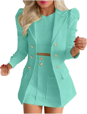 Short Skirt Suits Long Sleeve Boho Dress for Women 2024 Fall Dress V Neck Dresses Print Turndown Collar