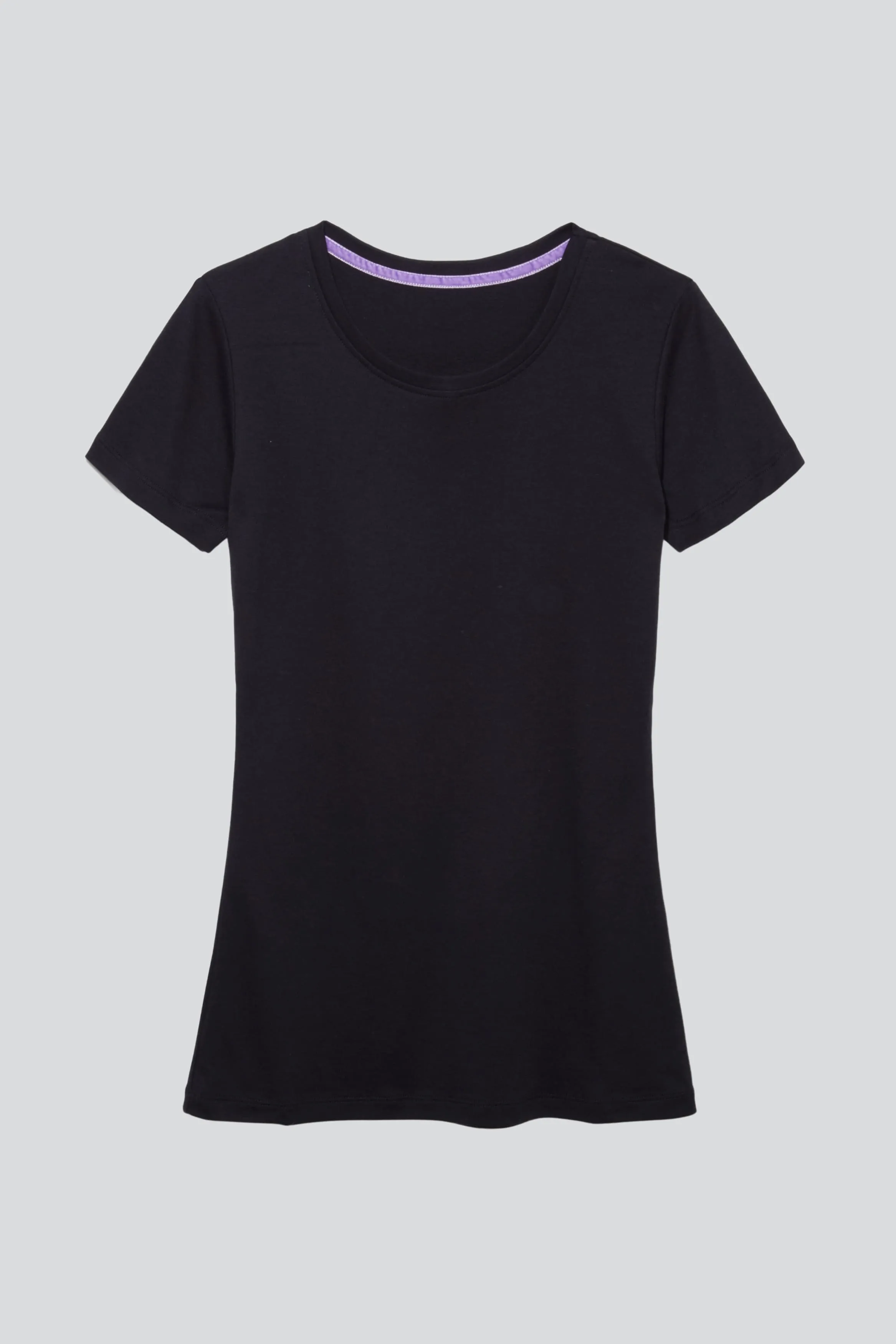 Short Sleeve Crew Neck Cotton Modal Blend T-shirt