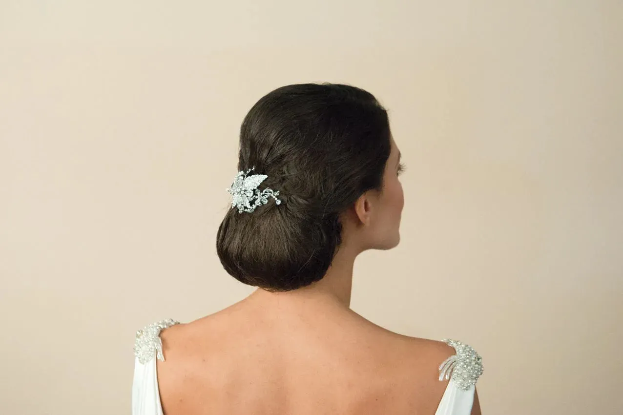 Silver Bridal Hair Clip By Ivory & Co IVY