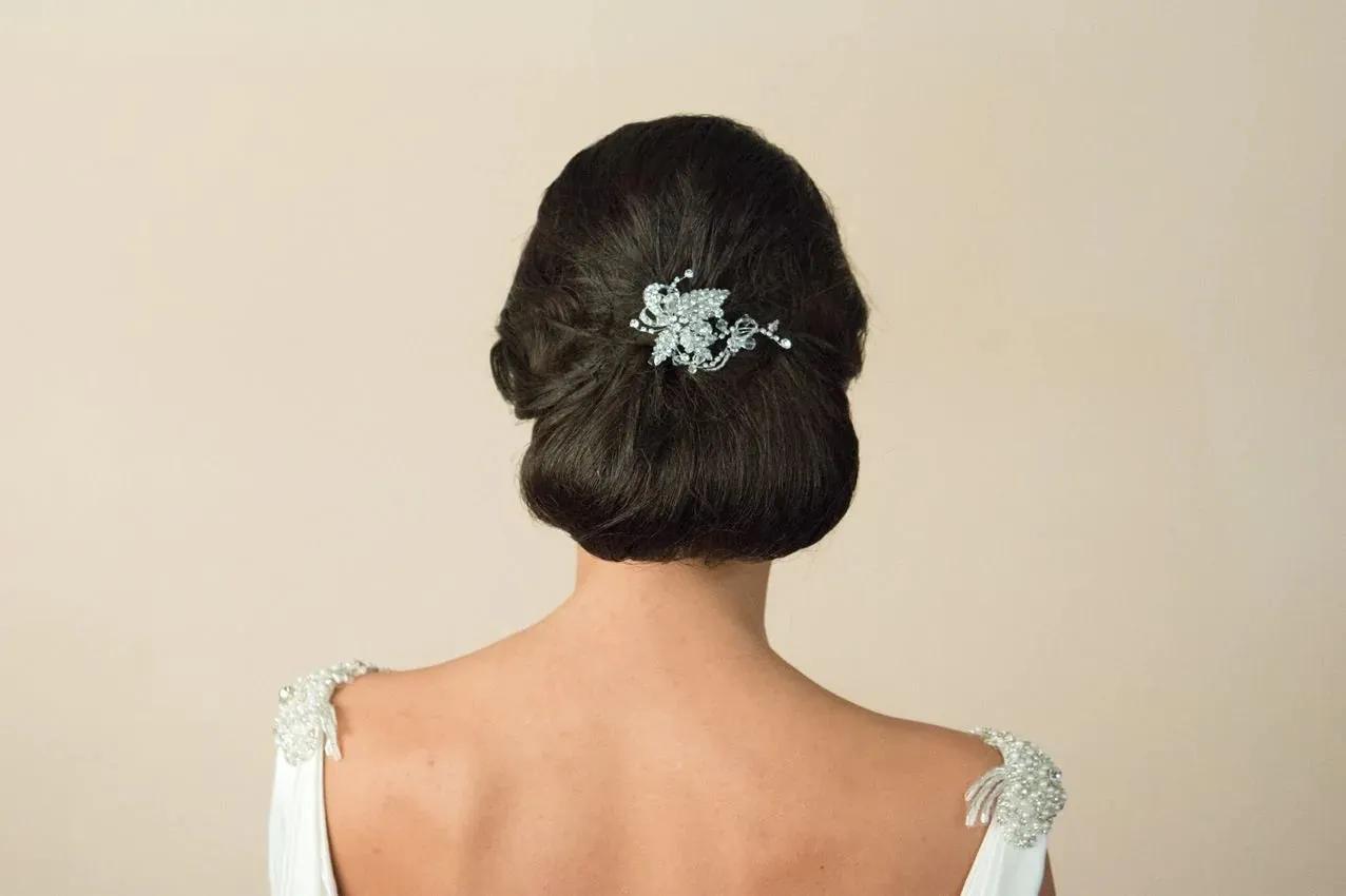 Silver Bridal Hair Clip By Ivory & Co IVY