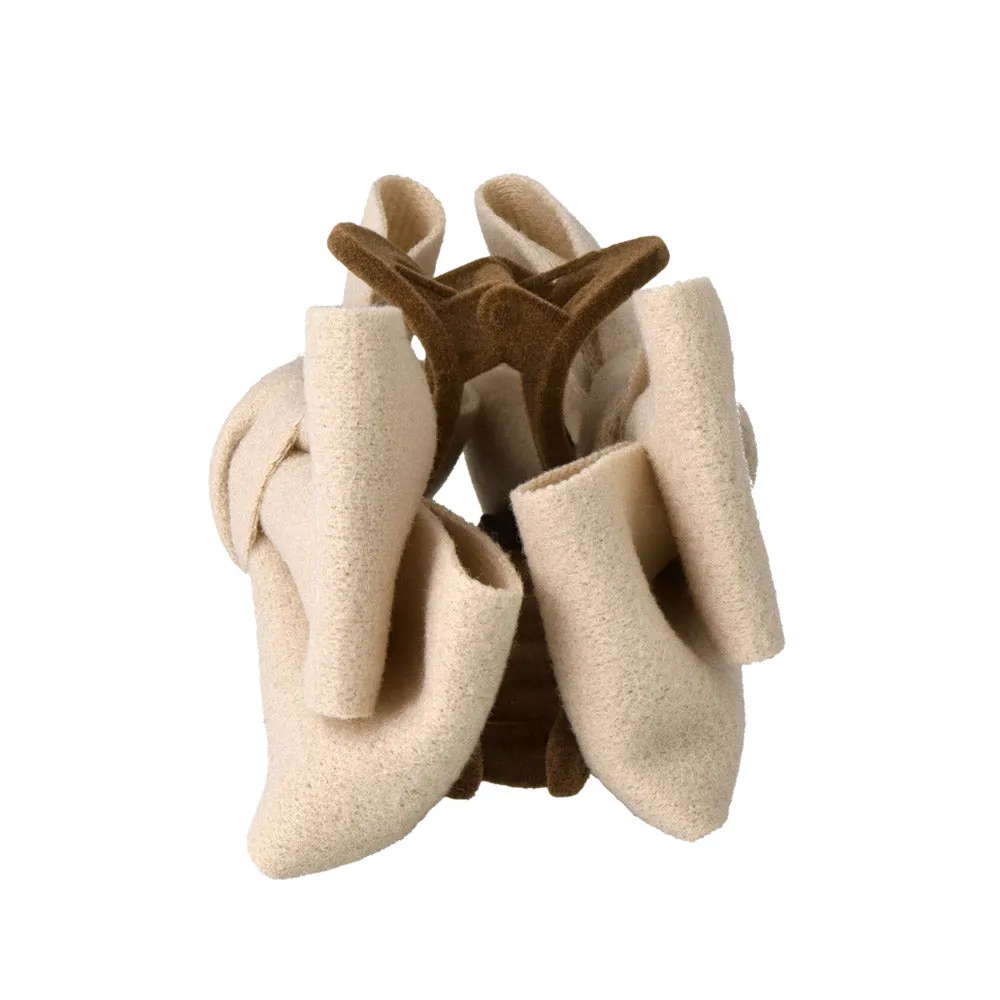 Soft Bow Flocked Hair Claw