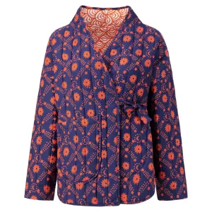 Sonia Jacket in Amethyst Starlight / Golden Koi