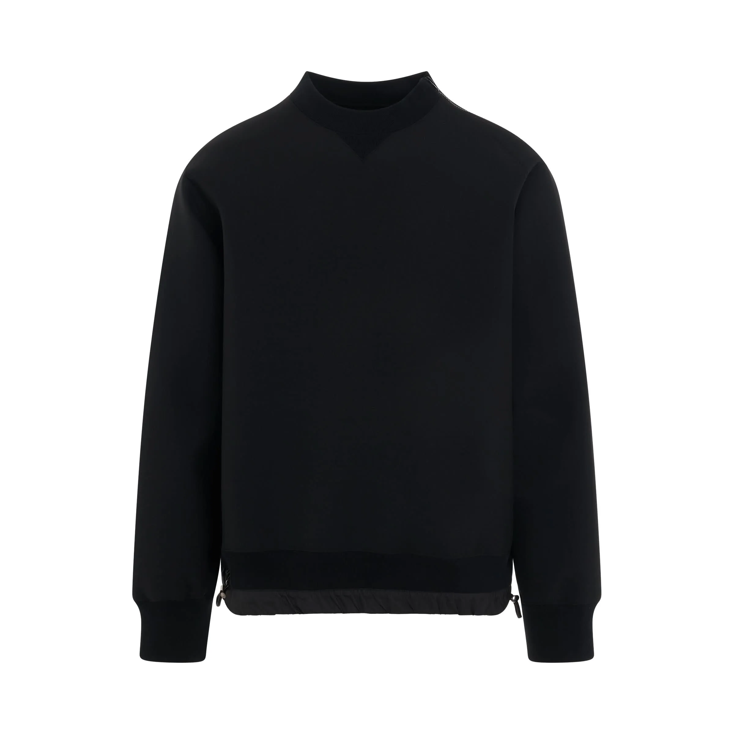 Suiting Bonding Pullover in Black
