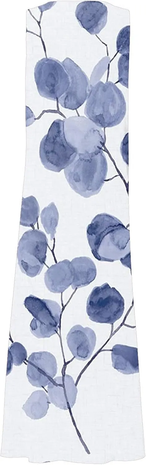 Sundresses for Women 2025 Sleeveless U Neck Boho Dress Floral Print A-Line Sundress Flowy Tank Dress with Pockets