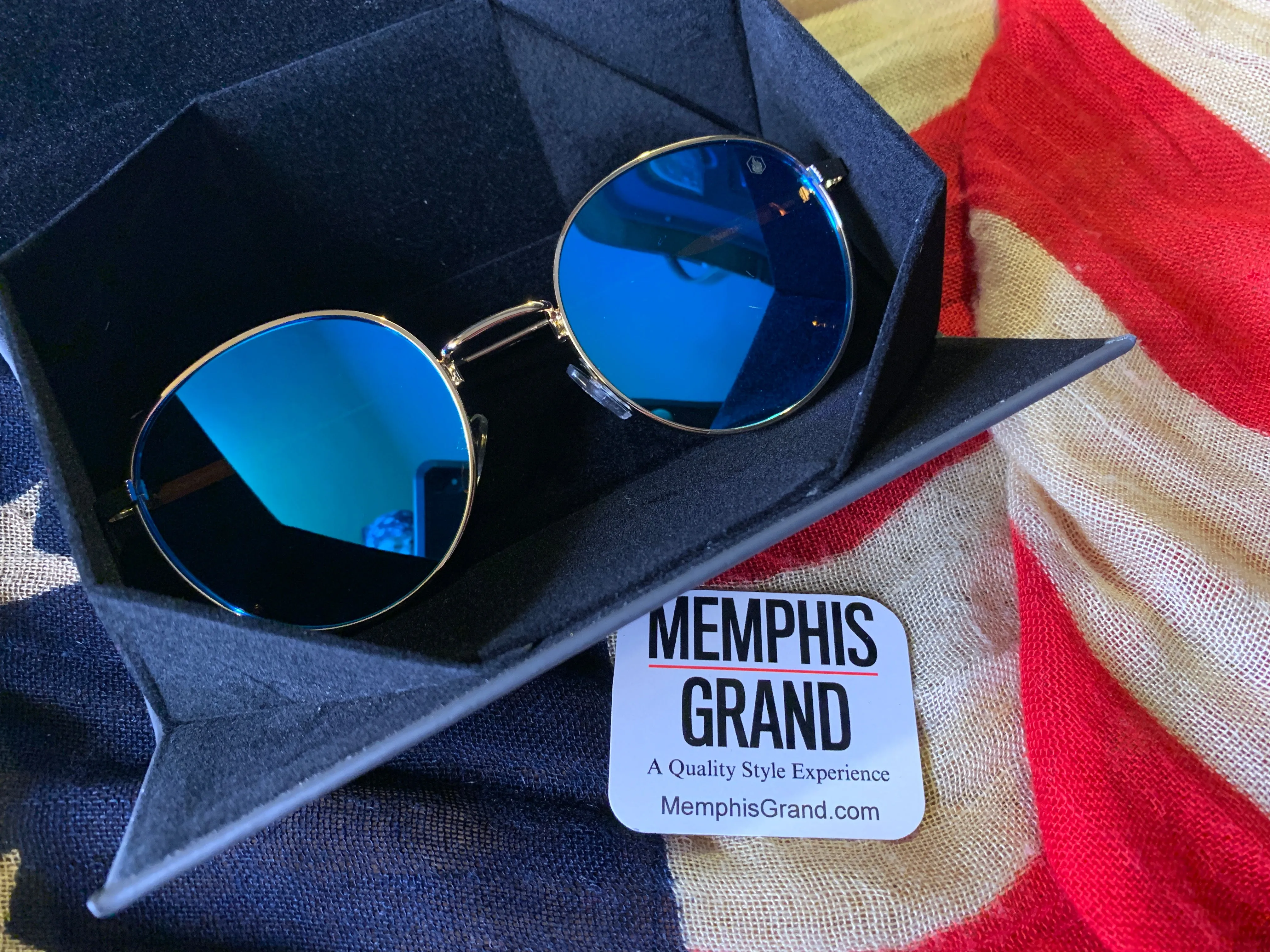 Sunglasses, Roam with Polarized Lens, Gold Frames, SALE!