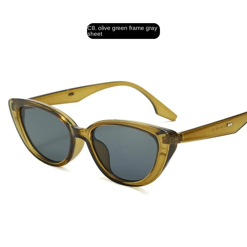 Sunglasses sun Shades Beautiful Triangle Cats' Eye Women's Fashion Flat Frame Vintage Street Trendy Holiday unisex