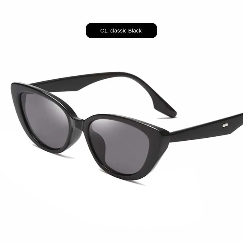 Sunglasses sun Shades Beautiful Triangle Cats' Eye Women's Fashion Flat Frame Vintage Street Trendy Holiday unisex