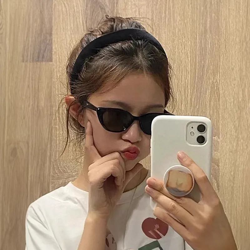 Sunglasses sun Shades Beautiful Triangle Cats' Eye Women's Fashion Flat Frame Vintage Street Trendy Holiday unisex