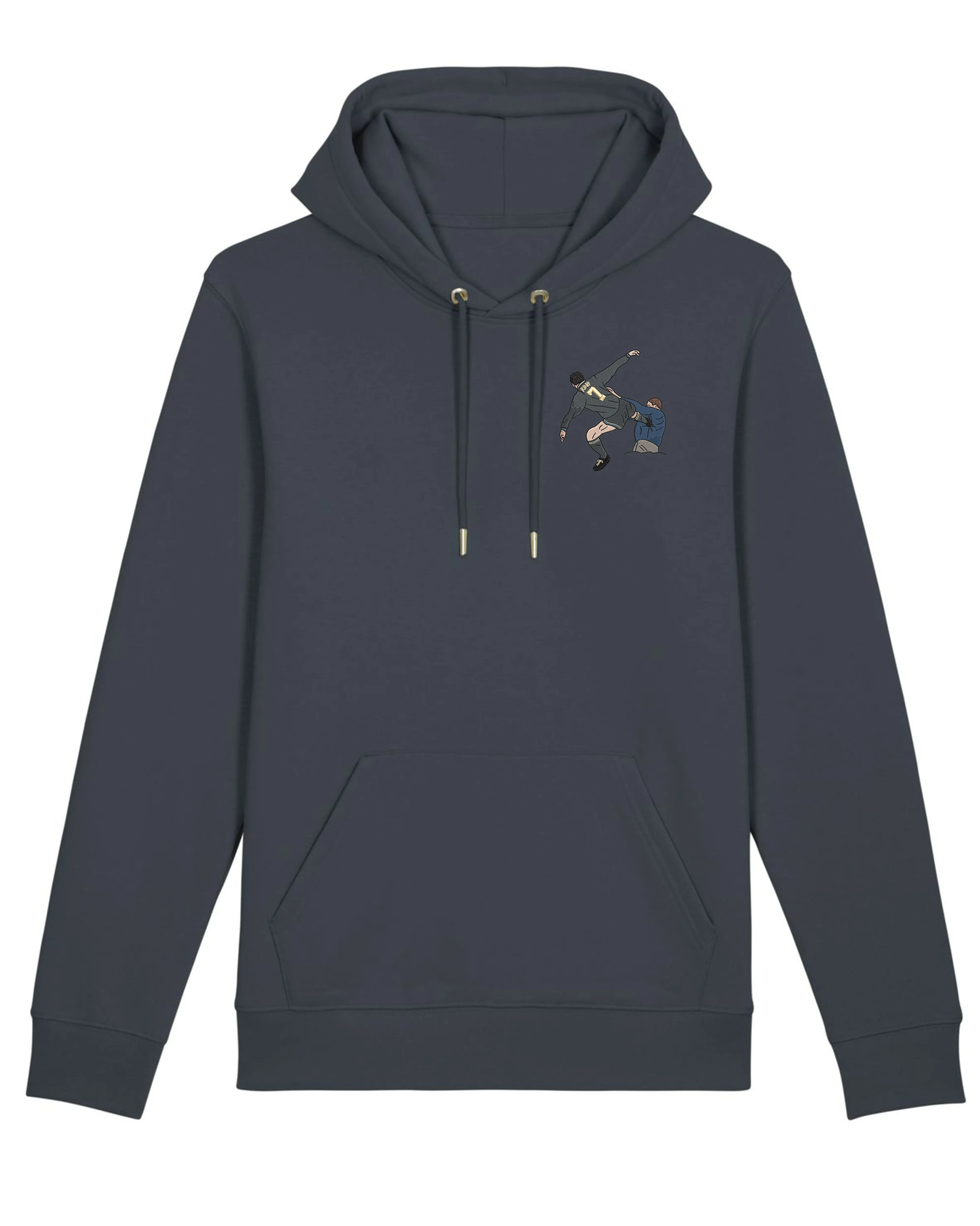 Sweat Capuche Cantona brodé