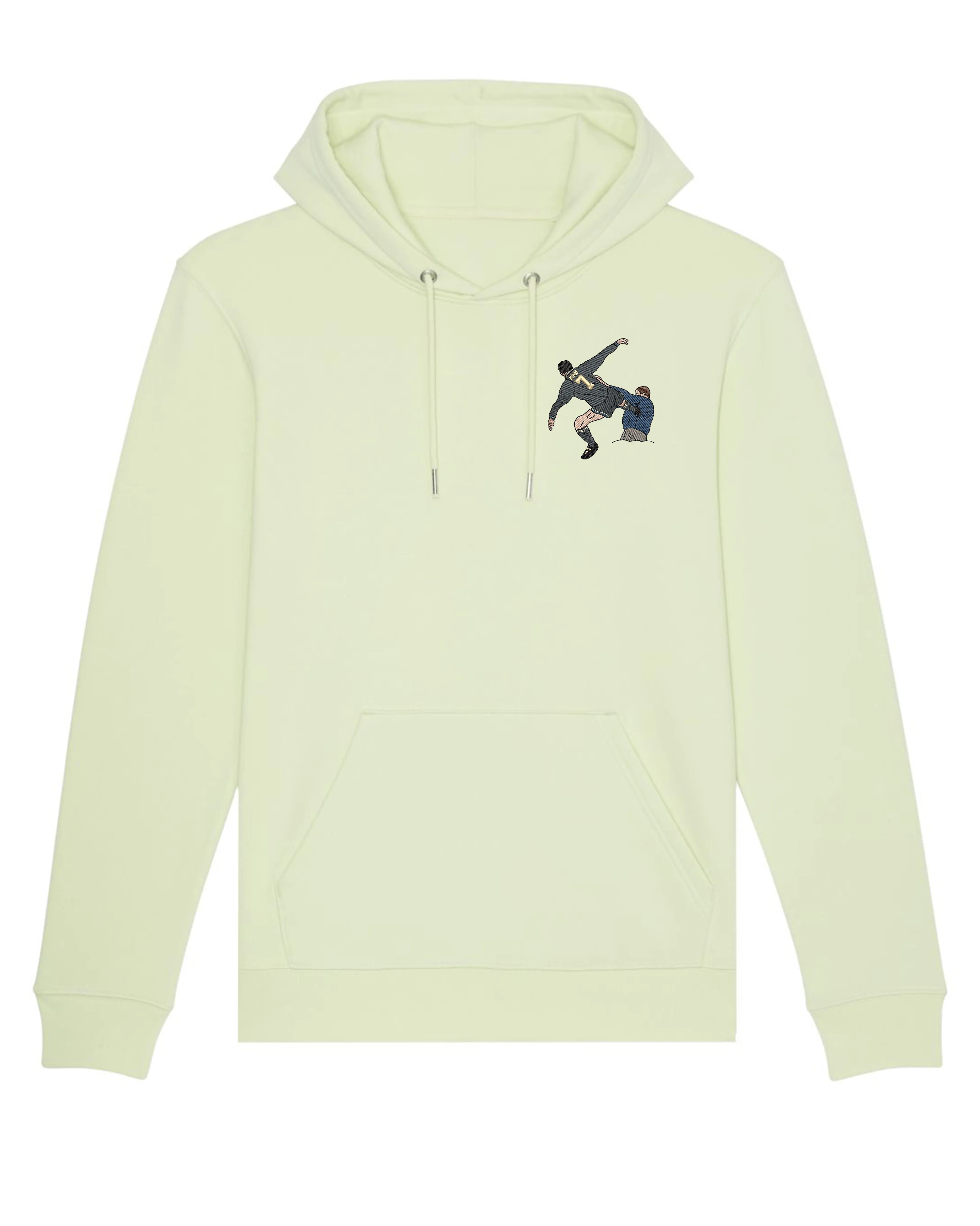 Sweat Capuche Cantona brodé