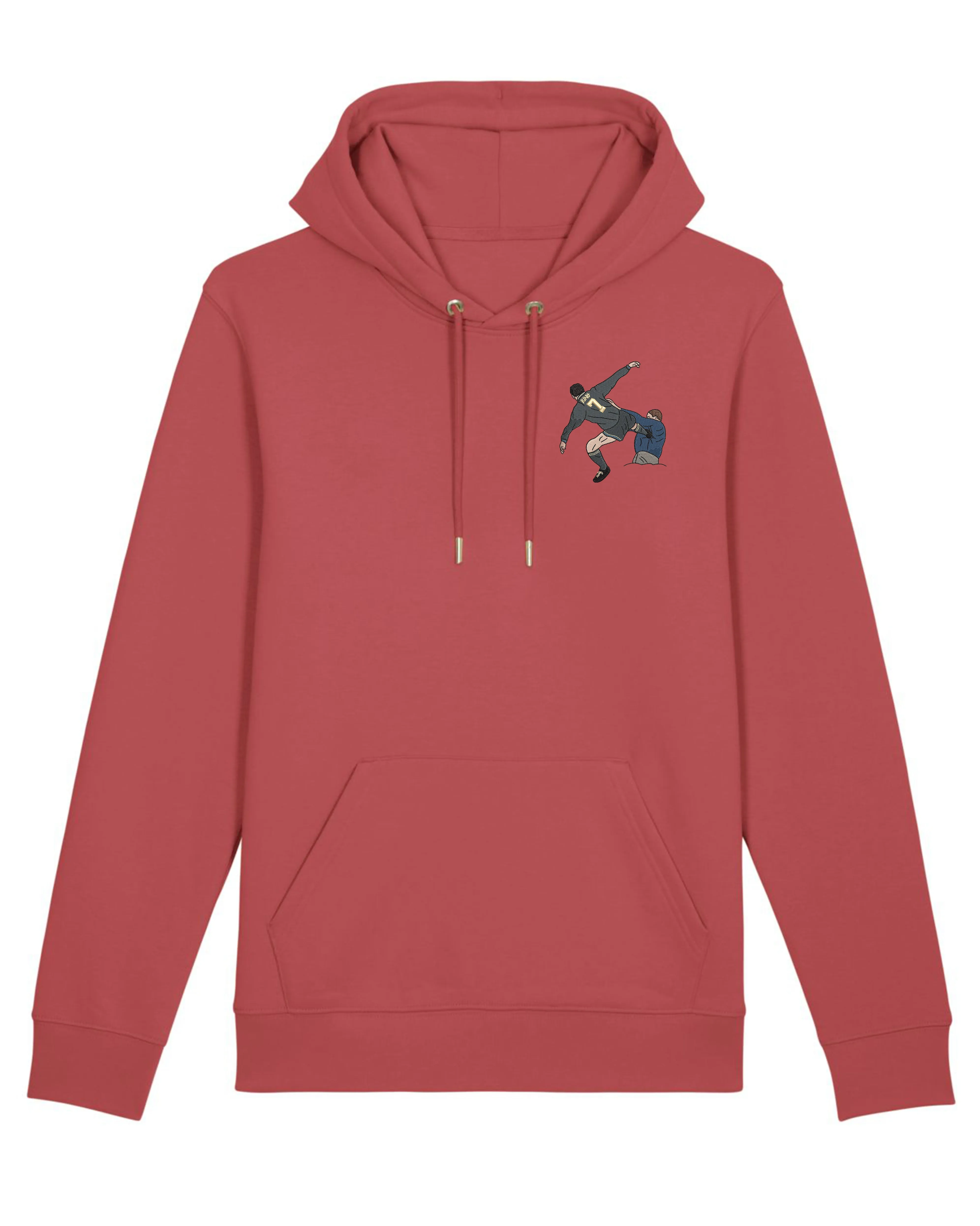 Sweat Capuche Cantona brodé