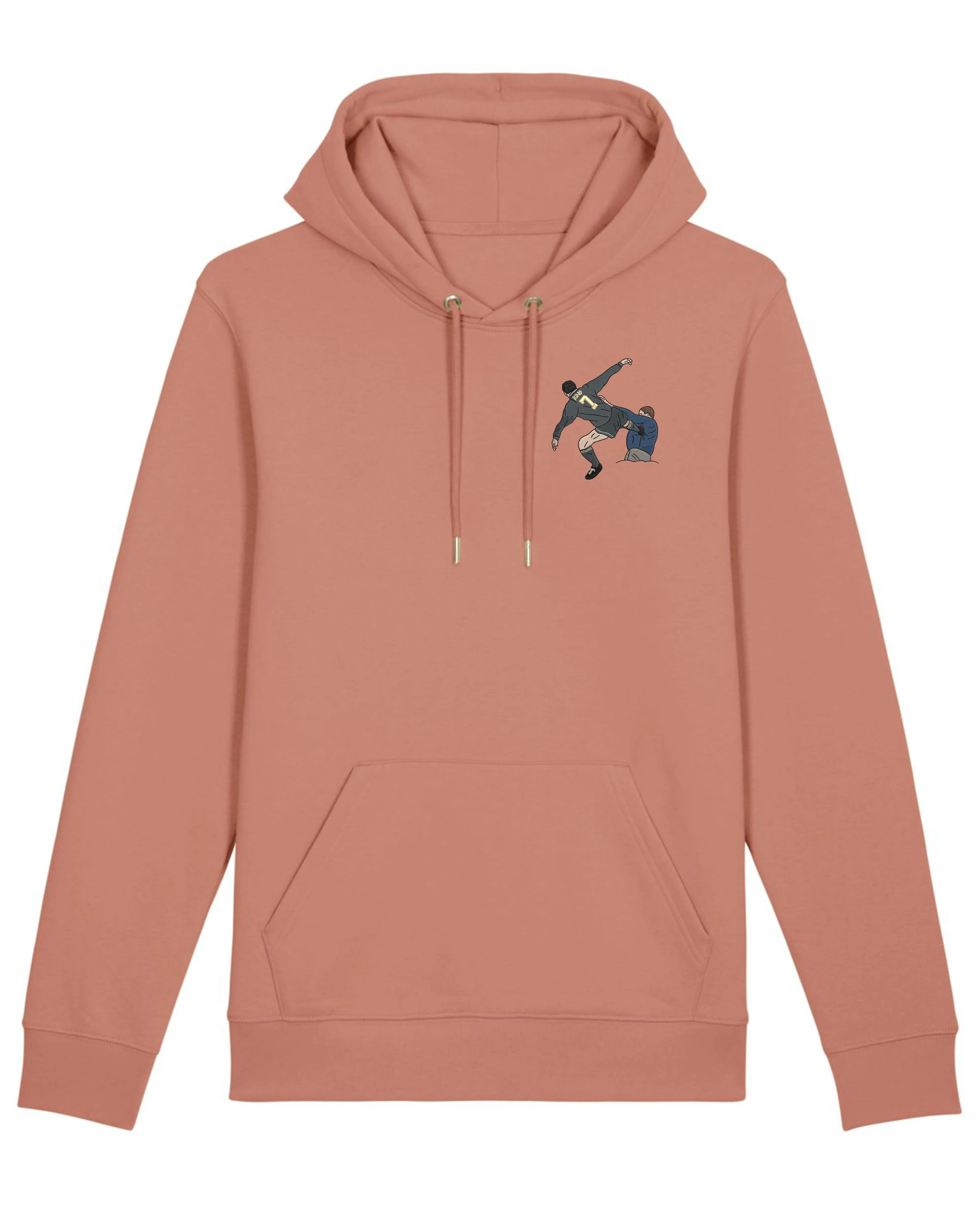 Sweat Capuche Cantona brodé