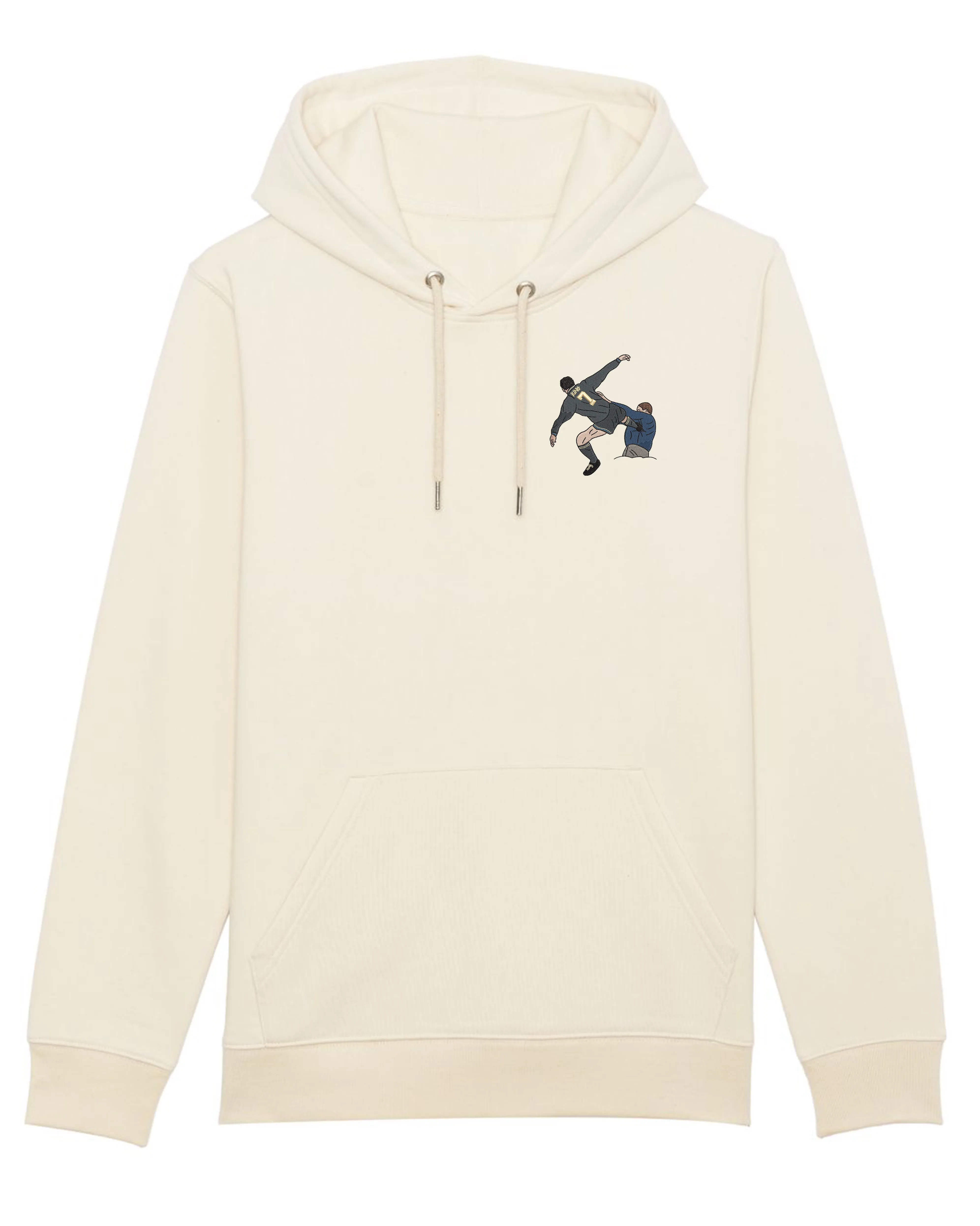 Sweat Capuche Cantona brodé