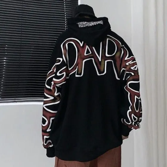 Sweat à capuche punk