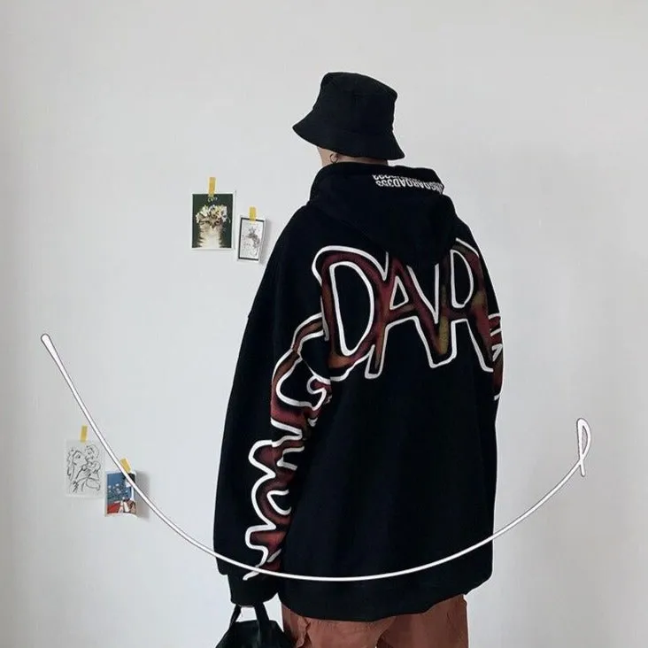 Sweat à capuche punk