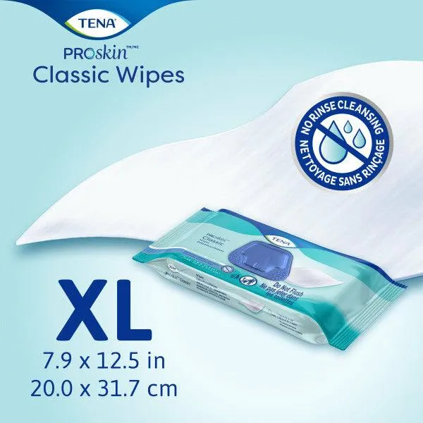 TENA ProSkin Washcloths: Classic, Ultra, or Ultra Scent-Free Wipes
