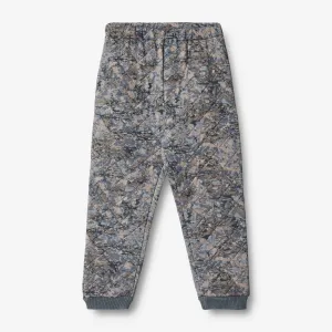 Thermo Pants Alex - rainy blue clouds
