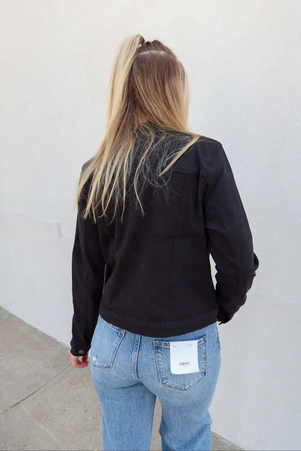 Tribal Brand Black Zip-Up Jacket