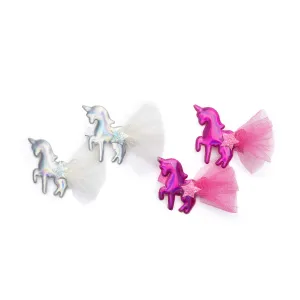 Unicorn Hair Clips for Kids, 2 Count