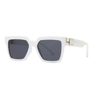 Vibrant Retro Square Luxury Sunglasses with UV400 Protection - Original Designer Fashion Shades