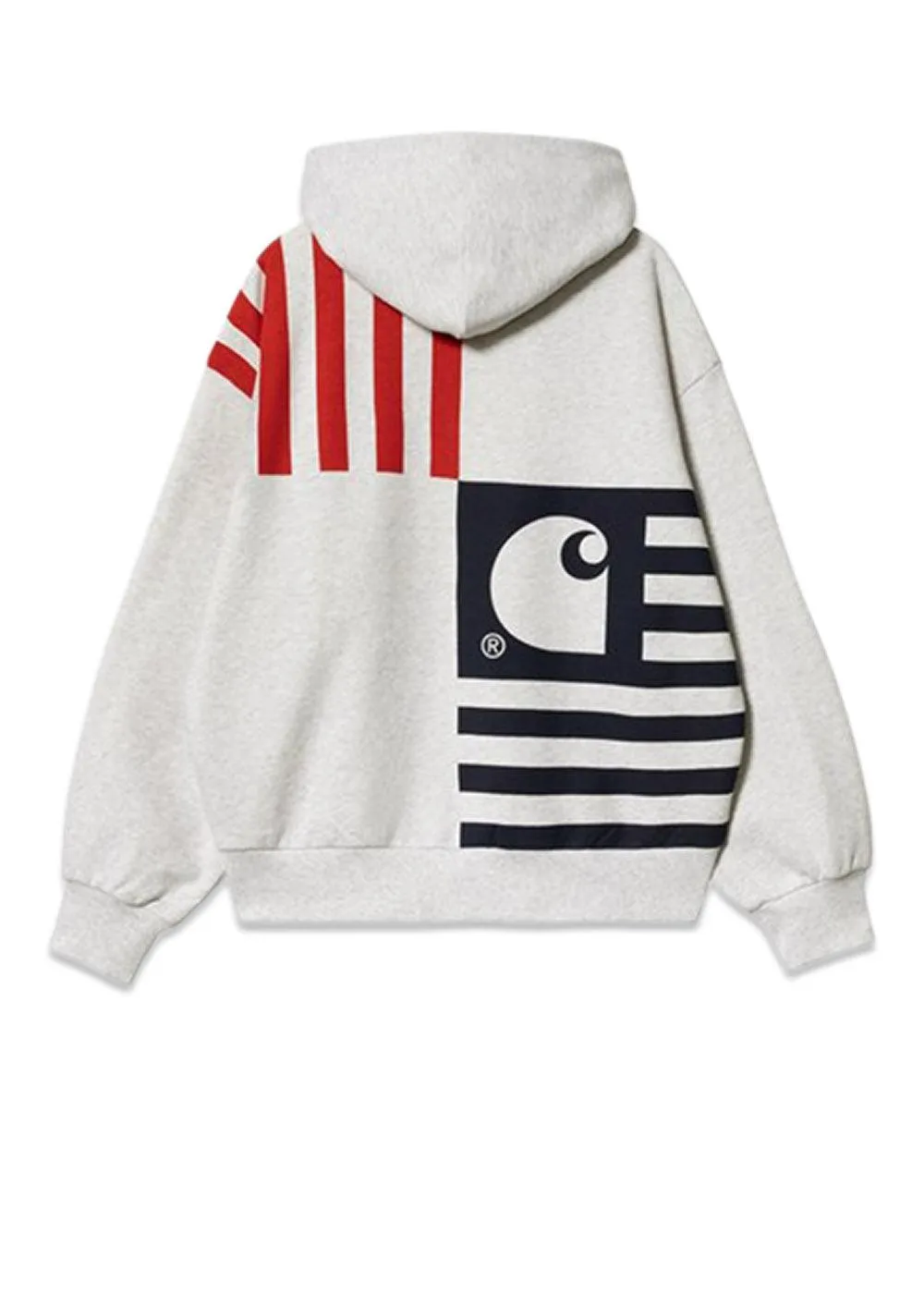 W' Hooded Coast State Sweat - Ash Heather