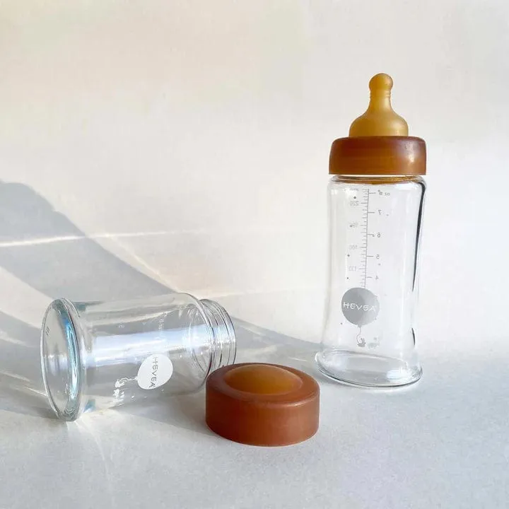 Wide Neck Baby Glass Bottle Nipple Single-Pack