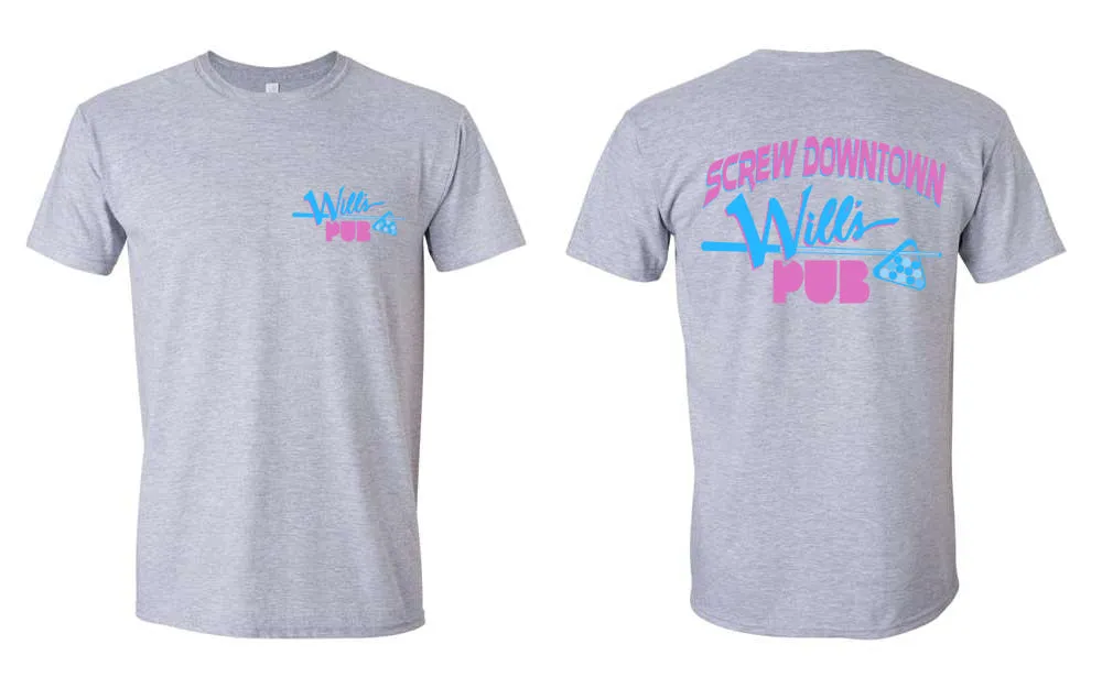 Will's Pub - Screw Downtown Throwback (Grey)