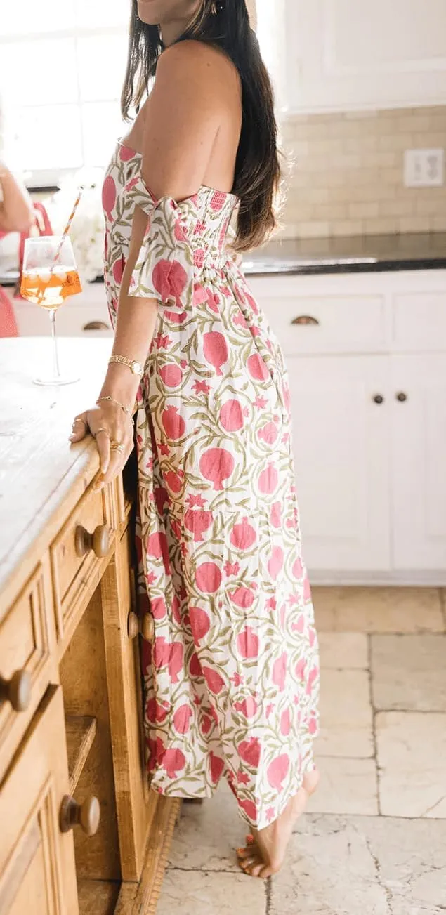 Women Tie Shoulder Maxi Dress Y2k Summer Floral Boho Long Dress Sleeveless Tiered Flowy Beach Sundress