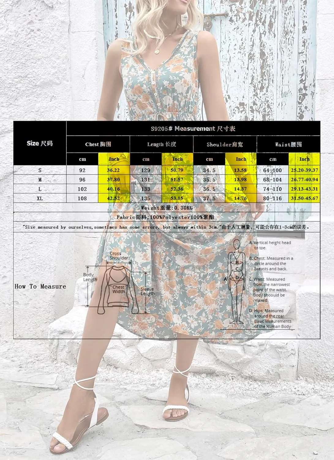 Women's 2025 Boho Sundresses Casual Summer Tank Dress V Neck Sleeveless Flowy A-Line Buttoned Maxi Floral Beach Dresses
