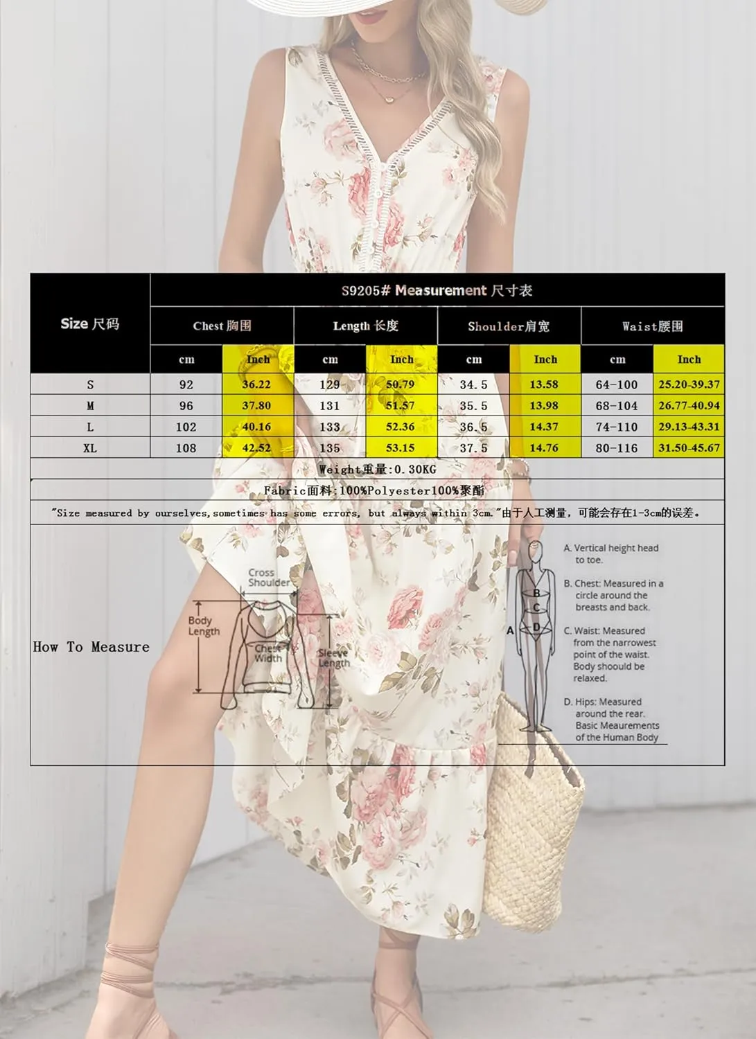 Women's 2025 Boho Sundresses Casual Summer Tank Dress V Neck Sleeveless Flowy A-Line Buttoned Maxi Floral Beach Dresses