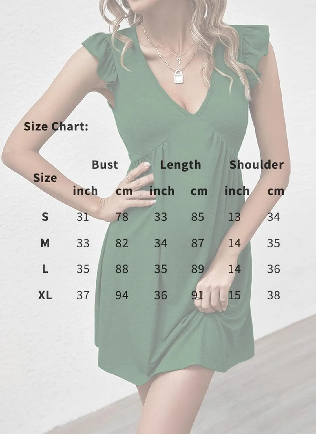 Women's 2025 Summer Beach Vacation Sexy Deep V Neck Dresses Casual Ruffle Cap Sleeve Loose Fit Short Mini Sundress