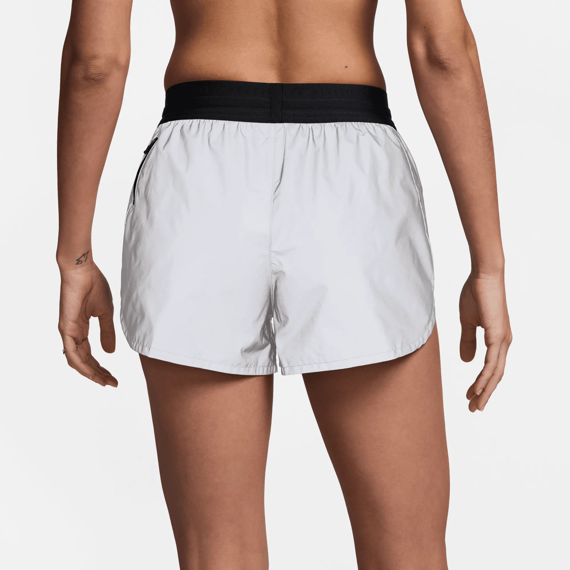 Women's Nike Running Division 3" Unlined Reflective Running Shorts (011 - Black/Reflective Silver/Reflective Black)