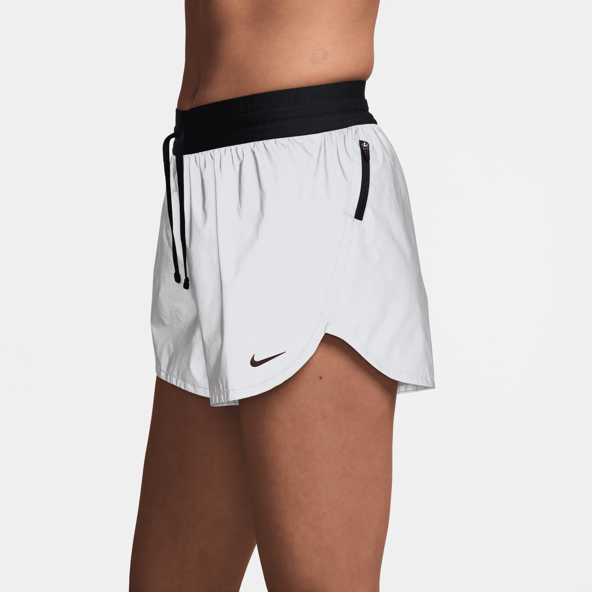 Women's Nike Running Division 3" Unlined Reflective Running Shorts (011 - Black/Reflective Silver/Reflective Black)