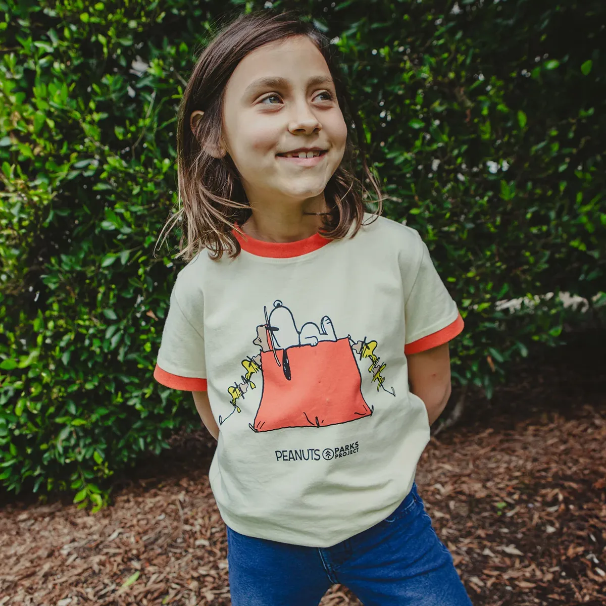 Youth Peanuts X Parks Project Try Not To S'more Tee