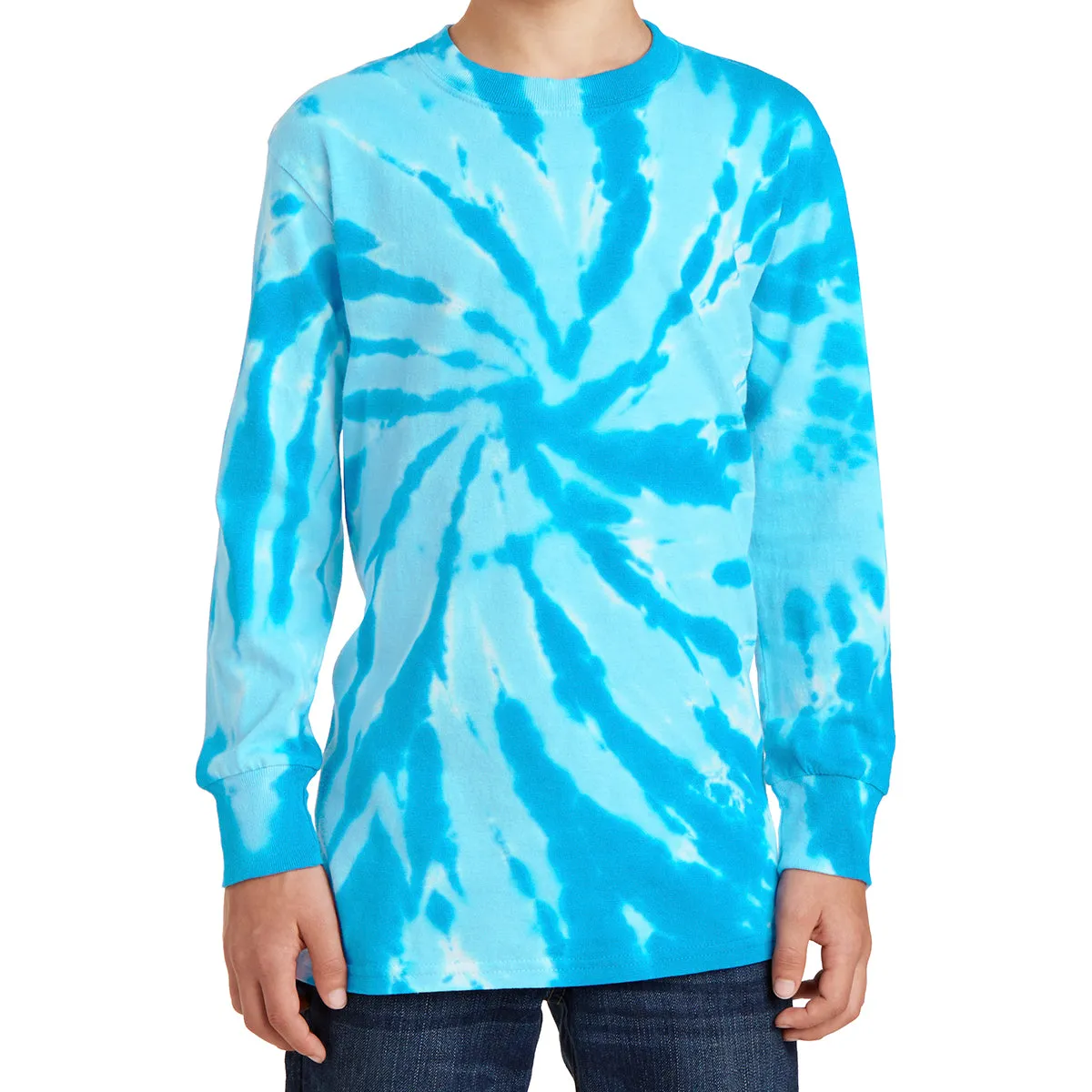 Youth Tie-Dye Long Sleeve Tee