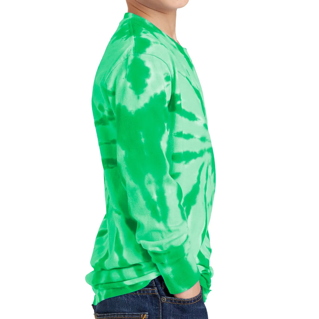 Youth Tie-Dye Long Sleeve Tee
