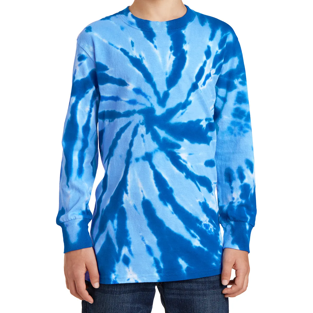Youth Tie-Dye Long Sleeve Tee