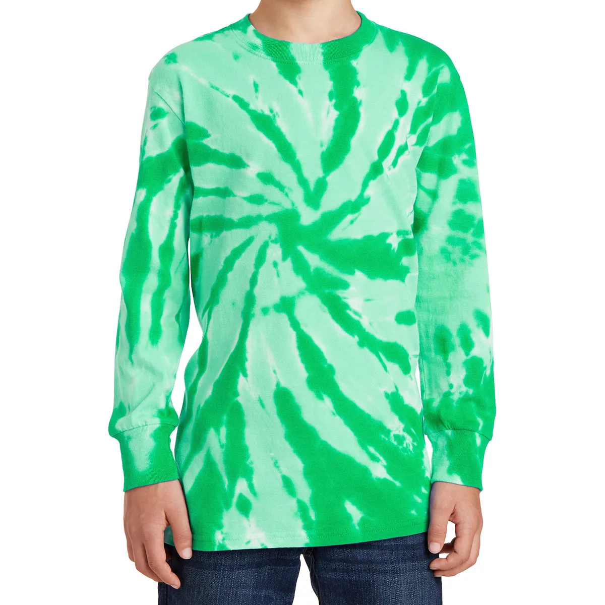 Youth Tie-Dye Long Sleeve Tee